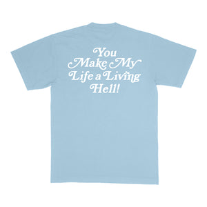 LIVING HELL TEE 2025 - LIGHT BLUE