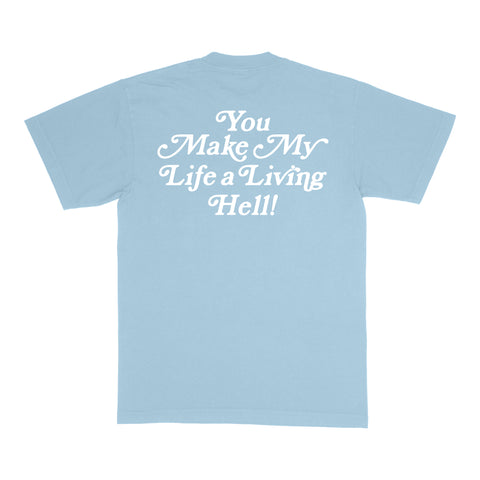 LIVING HELL TEE 2025 - LIGHT BLUE